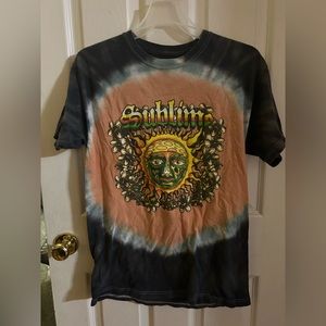 tie dye sublime graphic t shirt